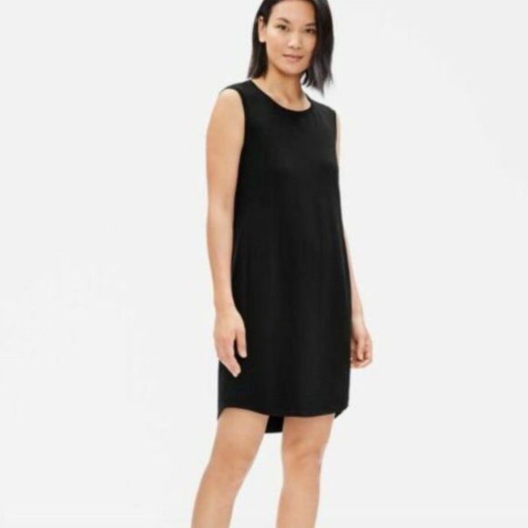 Eileen Fisher Dresses & Skirts - Eileen Fisher Organic Cotton Jersey Shift Dress, S